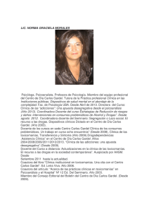 Lic. Norma Morales - Facultad de Psicología