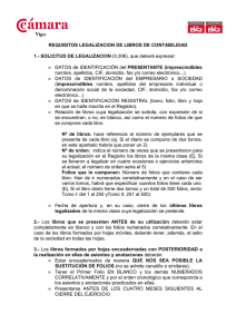 REQUISITOS LEGALIZACION DE LIBROS DE CONTABILIDAD 1