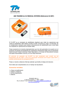 AED TRAINER de CU MEDICAL SYSTEMS (Referencia CU-ERT)