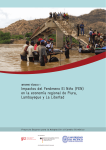 Impactos del Fenómeno El Niño (FEN) en la