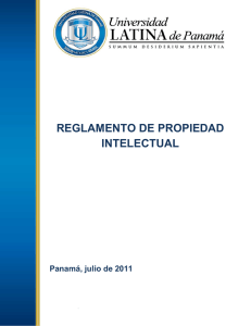 Reglamento de Propiedad Intelectual