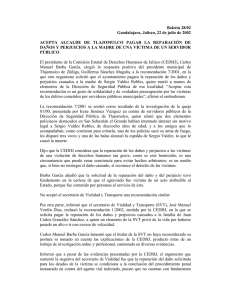 Boletín 28/02 Guadalajara, Jalisco, 22 de julio de 2002 ACEPTA