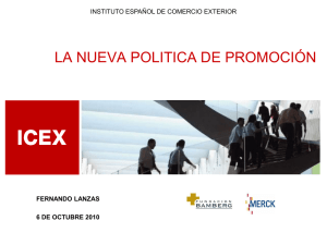 Presentacion de Fernando Lanzas, ICEX