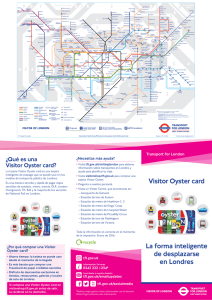 Visitor Oyster card - Transport for London