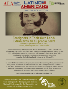 Foreigners in Their Own Land/ Extranjeros en su propia