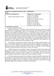 Consulta AECASO - Gobierno de Canarias