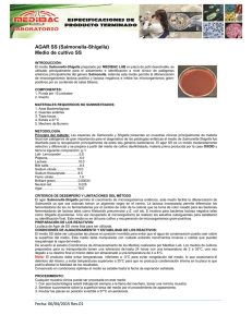 AGAR SS (Salmonella-Shigella) Medio de cultivo