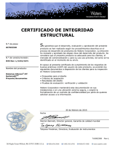 certificado de integridad estructural