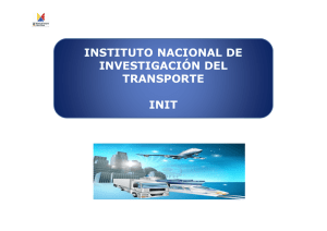 INSTITUTO NACIONAL DE INVESTIGACIÓN DEL TRANSPORTE INIT
