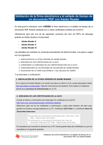 Manual de configuración de Adobe Reader