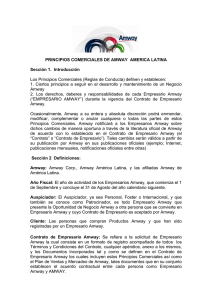 PRINCIPIOS COMERCIALES DE AMWAY AMERICA LATINA