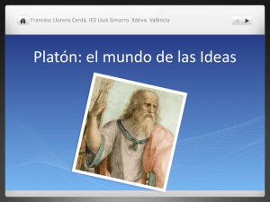 Platón: el mundo de las Ideas
