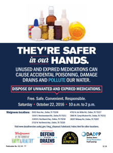 unused and expired medications can cause