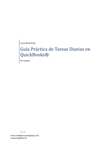 Guía Práctica de Tareas Diarias en QuickBooks