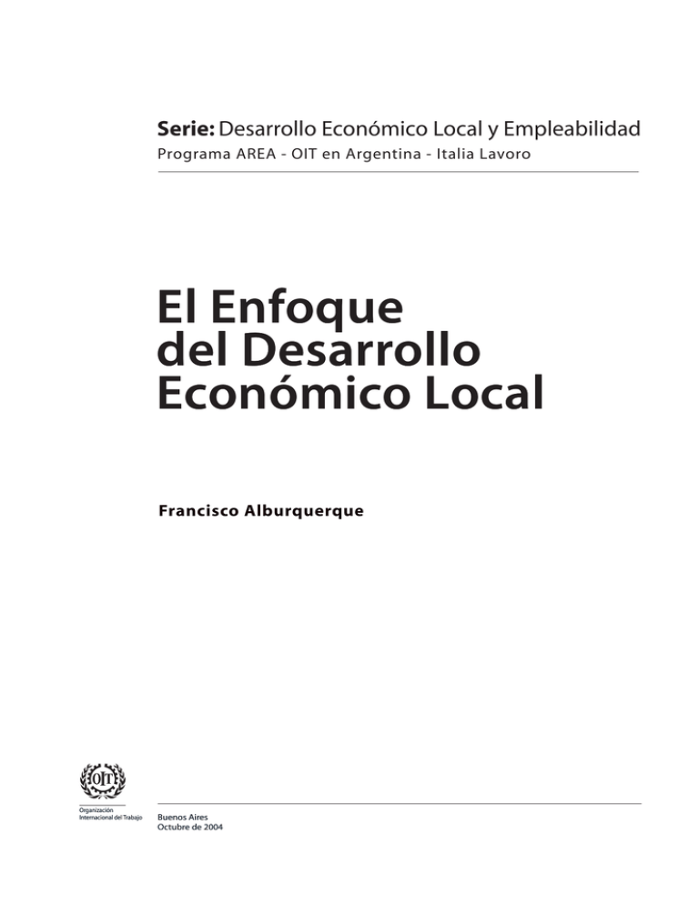 El Enfoque Del Desarrollo Econ Mico Local