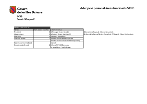 Adcripció personal àrees funcionals SOIB(1)