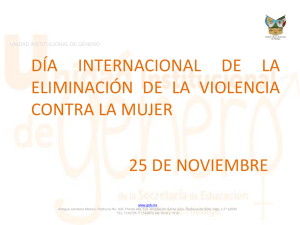 ÚNETE para poner fin a la violencia contra las mujeres y las niñas