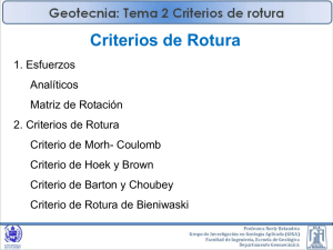 Criterios de Rotura