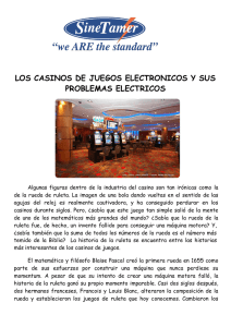 los casinos de juegos electronicos y sus problemas electricos