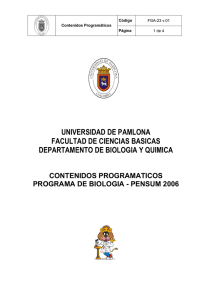 contenidos programáticos - Universidad de Pamplona