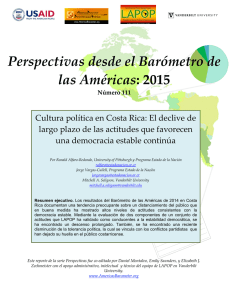 I0911. Cultura política en Costa Rica
