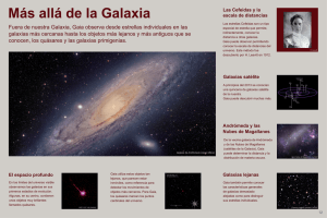 Galaxias satélite Las Cefeidas y la escala de distancias Galaxias