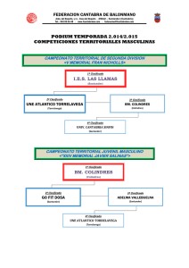 Temporada 2014-15 - Federación Cántabra de Balonmano