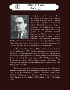 Alfonso Caso 1945‑1971 - Academia Méxicana de la Historia