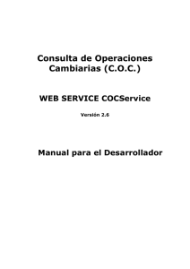 Consulta de Operaciones Cambiarias (C.O.C.)