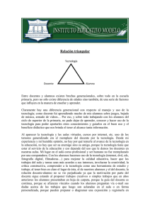 relación triangular - Instituto Educativo Modelo