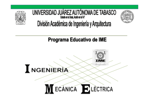 Licenciatura en Ingeniería Mecánica Eléctrica