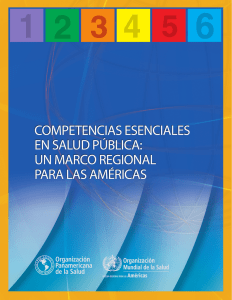 Competencias esenciales en salud pública: un marco regional para
