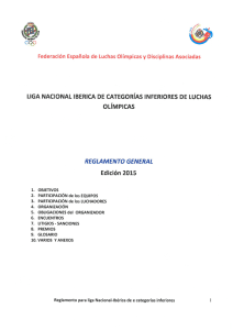 Liga Nacional Iberica - Federación española de luchas olímpicas