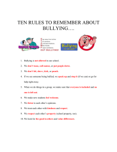 TEN RULES TO REMEMBER