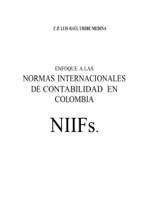 Comparativo NIC-NIIF con las Normas Contables Colombianas
