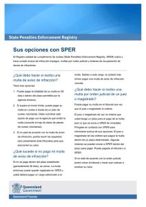 Your options with SPER (Spanish) - State Penalties Enforcement