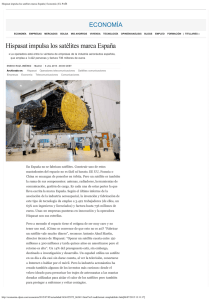 Hispasat impulsa los satélites marca España | Economía | EL