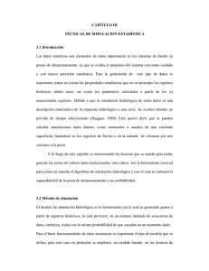 CAPÍTULO III TÉCNICAS DE SIMULACIÓN ESTADÍSTICA 3.1