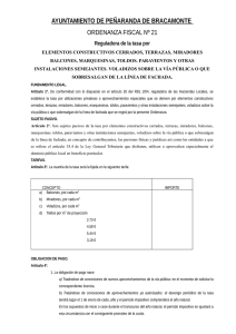 Ordenanza nº 21 - Ayuntamiento de Peñaranda de Bracamonte