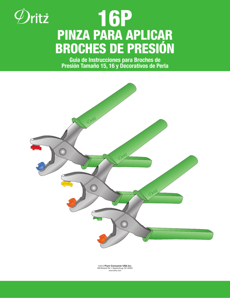 Pinza Para Aplicar Broches De Presi N