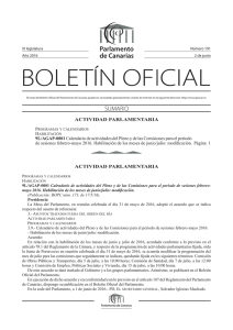 Boletín 191/2016 - Parlamento de Canarias