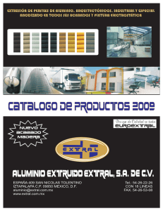 Catalogo de Poductos - Perfiles de Aluminio