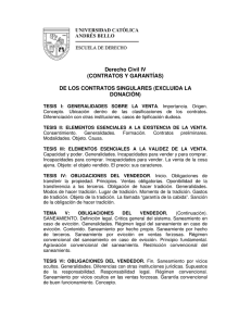 Derecho Civil IV (CONTRATOS Y GARANTÍAS) DE LOS