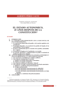 El Estado Autonómico, 25 años después de la Constitución. Alberto