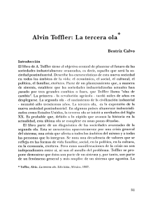 Alvin Toffler: La tercera ola