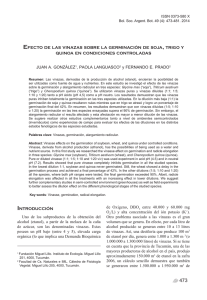 J. A. González et al. - Germinación y efecto de vinazas