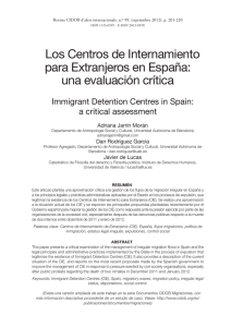 Los Centros de Internamiento para Extranjeros en España
