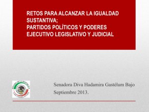 partidos políticos y poderes ejecutivo legislativo y judicial
