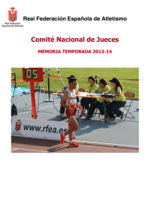 Comité Nacional de Jueces - Real Federación Española de Atletismo