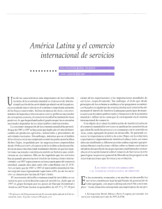 América Latina y el comercio internacional de servicios